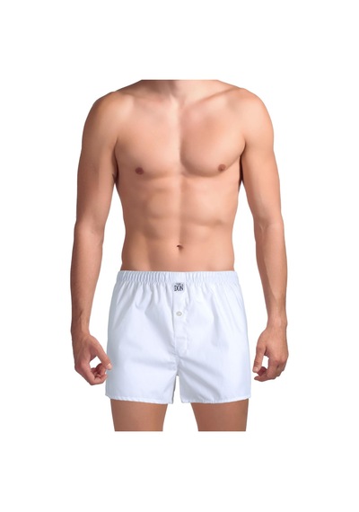The Don Beyaz Renk Yırtmaçlı Erkek Boxer
