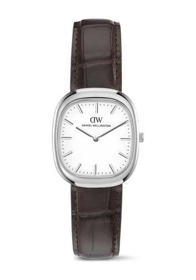 Daniel Wellington Cort Brown Leather Silver Dw00600988 Erkek Kol Saati Gümüş