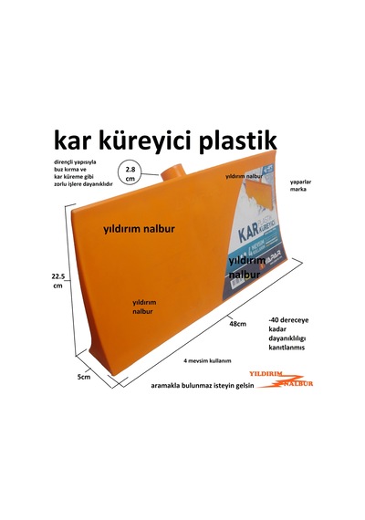 Kar Küreği Kar Küreme Aparatı Plastik Kar Temizleme Yaparlar Yol