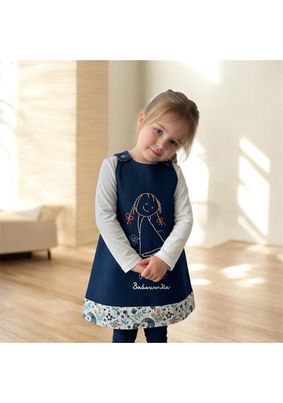 Bebe Bahçıvan Elbise Denim