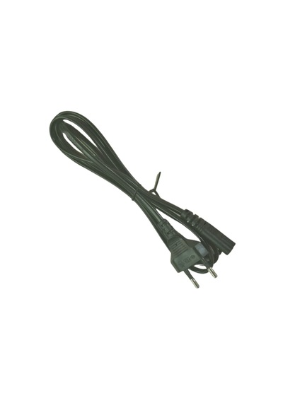 2 Pinli Güç Kablosu 1.5m 2.5a 250v - 2x0.75mm Teyp, Tv Ve Konsol Besleme Kablosu 1,5m