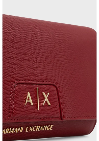Armani Exchange Çıkarılabilir Zincir Askılı Portföy Cüzdan Kadın Cüzdan Xw000358 Af26570 U5102 Kırmızı Kirmizi