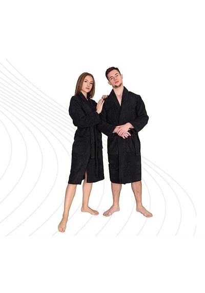 Pamuklu Bornoz Unisex % 100 Pamuklu Yüksek Kaliteli Bornoz