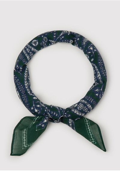 Mavi Bandana Avcı Yeşili Yeşil
