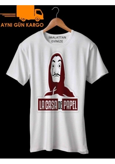 La Casa De Papel Barış Manço Stil Tasarım Baskılı Tişört Tshirt
