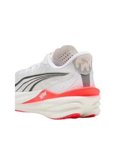Puma Puma Deviate Nitro 4 Erkek Beyaz Yol Koşusu Ayakkabısı Pred