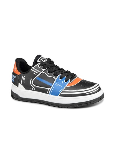 Jump 28129 Çocuk Fılet I Black/royal/orange Spor