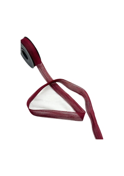 Nopel Keten Kurdele 2.5 Cm 20 Metre Bordo Bordo
