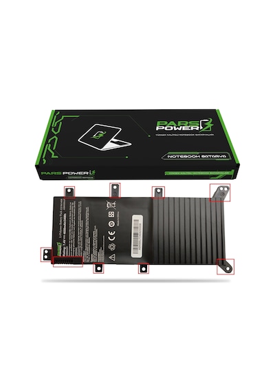 Asus X555lj, W519lj, W529lj Notebook Batarya - Pil Pars Power