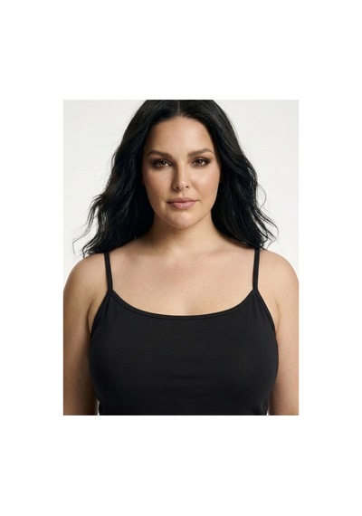 Hanezza Askılı T-shirt Siyah - 4034988 Siyah