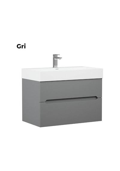 Orka Malta 80 Alt Modül + Lavabo Mat Gri Diğer Orka Malta 80 Alt Modül + Lavabo Mat Gri Diğer