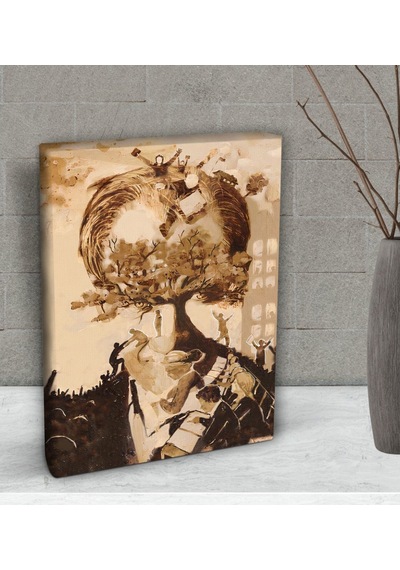 Bk Gift Atatürk Temalı Dekoratif Mini Kanvas Tablo 15X20Cm-41 (507630184)