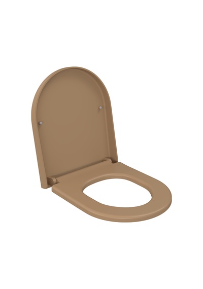 Bocchi Pure S Kısa Klozet Kapağı Mat Kaşmir A0302-011 Beyaz