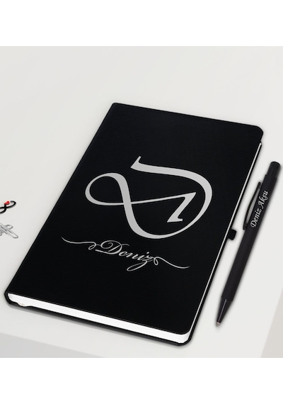 Bk Gift Kişiye Özel İsimli Siyah Defter, Mat Roller Kalem, Siyah Seramik Kupa Hediye Seti-1, Sevgiliye Hediye, Arkadaşa Hediye, Öğretmene Hediye Kobit
