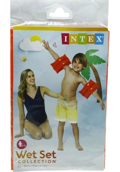 Mey İthalat Intex Çift Boğumlu Kırmızı Kolluk 25x17 Cm 6-12 Yaş
