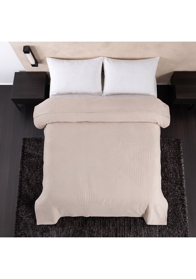 Maxstyle Spring %100 Pamuk Tek Kişilik Pike Krem 180x230 Cm Renkli