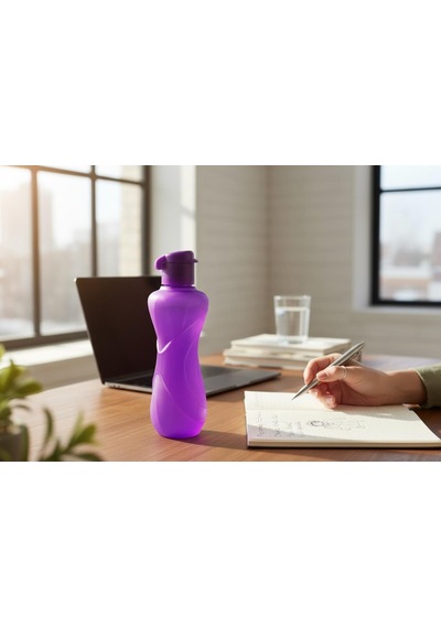 Titiz Waterfresh 750 Ml Spor Matara - Bpa İçermez, Taşınabilir Su Şişesi - Mor Çok Renkli