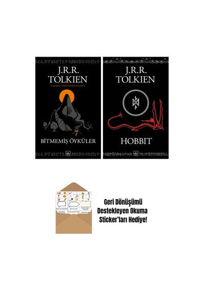 Bitmemiş Öyküler + Hobbit Siyah Kapak