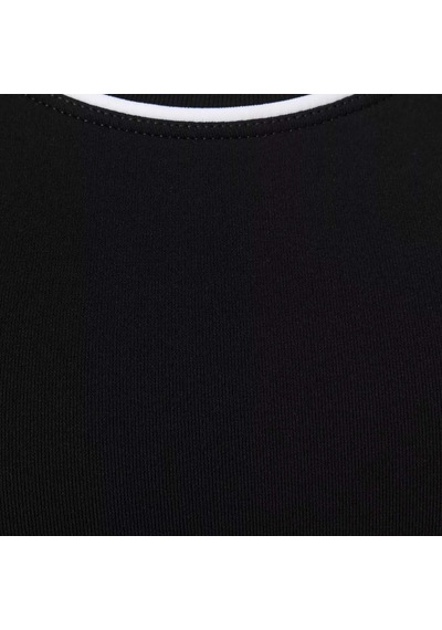 Sweaty Betty Sweaty Betty Athlete Crop Seamless Workout Kadın Siyah Koşu Tişört Blk Siyah