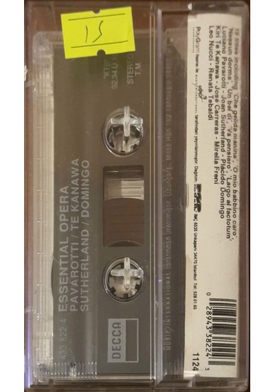 Plak Değildir Kaset Tir Essential Opera Kaset
