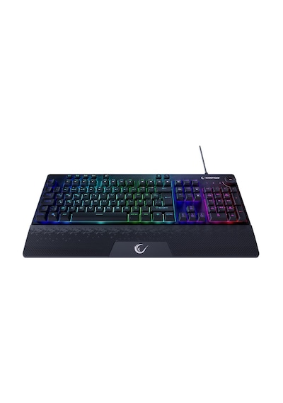 Rampage Kb-gx65 Sımula Siyah Usb Rgb Aydınlatmalı 4 Makro Tuşlu Bilek Destekli Gaming Oyuncu Klavyesi Rampage