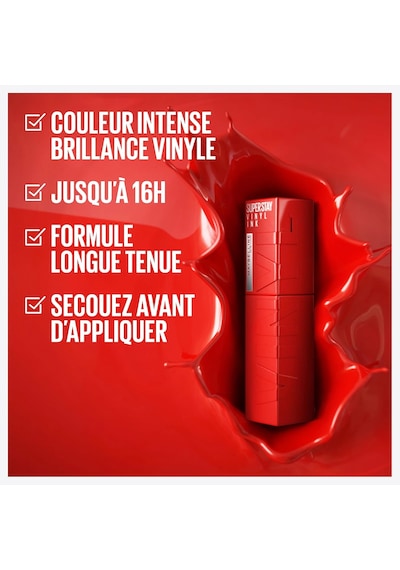 Super Stay Vinyl Ink Uzun Süre Kalıcı Likit Parlak Ruj - 55 Royal Çok Renkli