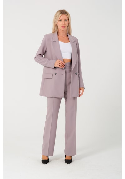 Gri Oversize Blazer Ceket Gri
