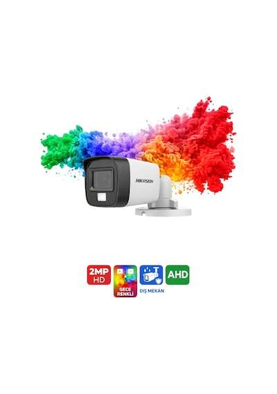 Turbo Hd Gece Renkli Kamera Ds-2ce16d0t-exlpf 2mp