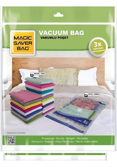 Magic Saver Bag 9'Lu Vakumlu Poşet Seti 2