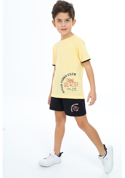 Toontoy Kids Toontoy Erkek Çocuk Goog Vıbes Clup Baskılı Şortlu Takım Sarı Toontoy Kids Toontoy Erkek Çocuk Goog Vıbes Clup Baskılı Şortlu Takım Sarı