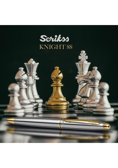 Scrikss Knight 88 Roller Kalem Krom Altın Genel