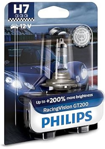 Philips Racıng Vısıon H7 12v 55w + %200 Fazla Işık Takım 2 Adet