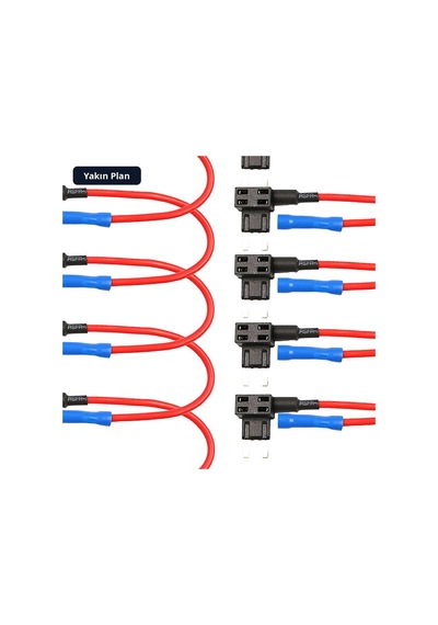 Trobus Fuse Tap Sigorta Çoklayıcı Mini Bıçak Tipi Adaptör 10 Adet Diğer