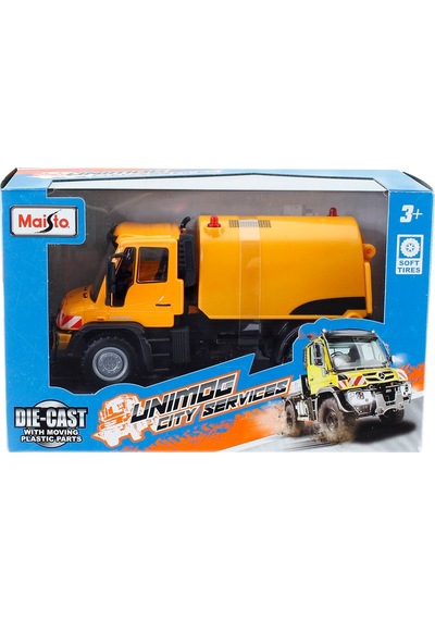 Maisto Mercedes Benz Unimog Araçlar Turuncu Kamyon