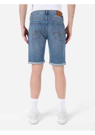 Colin's Colins Normal Kesim Düşük Bel Düz Paça Erkek Jean Şort Cl1068547 Cl1068547 Q1.V1 Dn05019 Mavi