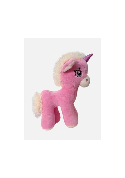 Peluş Boynuzlu At Pony Unicorn 40 Cm Pembe