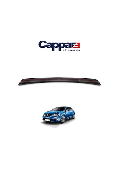Cappafe Renault Megane 4 Arka Tampon Eşiği Koruma Akrilik Abs N11.7628