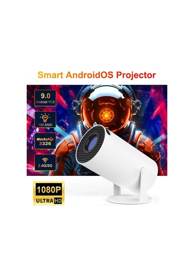 Vdo Hy300 Max 720p Full Hd Projeksiyon Cihazı Uzaktan Bağlantılı Android Sürüm