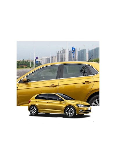 Vw Polo Cam Çerçevesi Nikelajı Komple Krom 2019 -2023 12 Parça Pa