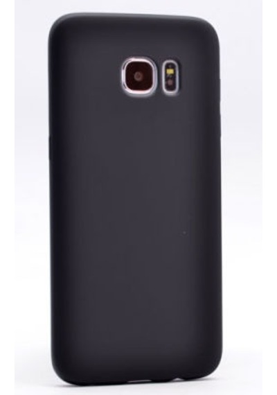 Samsung Galaxy Uyumlu S7 Edge Kılıf Esnek Yapılı İnce Slim Silikon Kapak Ryc/premier Siyah