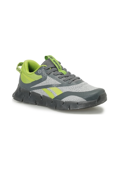 Reebok Zıg N Glow 3 Elastıc Lace Gri Unisex Çocuk Koşu Ayakkabısı Gri-grı