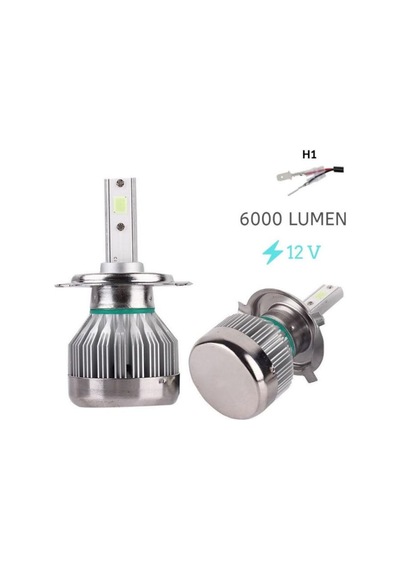 Drstuningistanbul Led Far Ampulü H1-3500Lmx2-30W-12V Buz Mavisi / Laam700