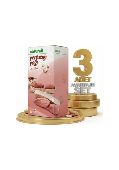Naturoil Yer Fıstığı Yağı 3x20 Cc 20 Ml