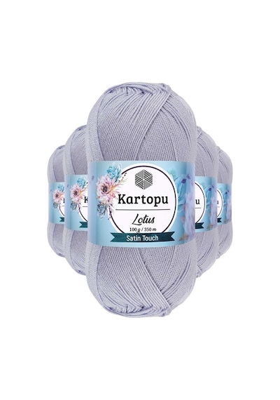 5 Adet Lotus Bikini Büstiyer Bluz Örgü İpi  K714 Gri