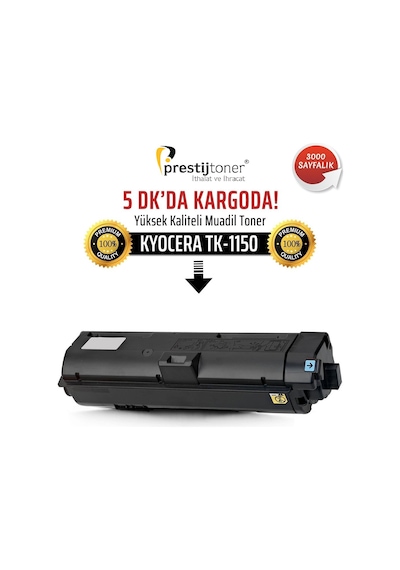 Kyocera Ecosys M2135Dn Çipli Tk-1150 Uyumlu Toner / Tk1150 2635