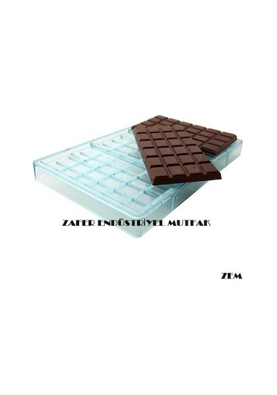 Polikarbon Çikolata Kalıbı Tablet 110 Gr. Zem