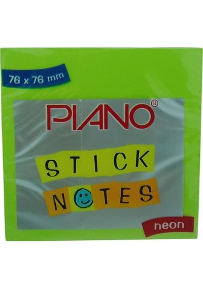 Piano Post-it 07 76x76 Neon Yeşil
