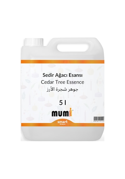 Sedir Ağacı Mum Esansı 5 Litre Şeffaf