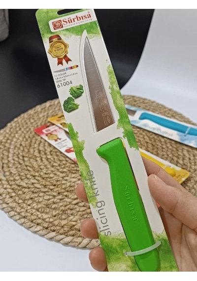 Sürmene 61004 4lü Mutfak Bıçağı 9,50 Cm Çok Renkli