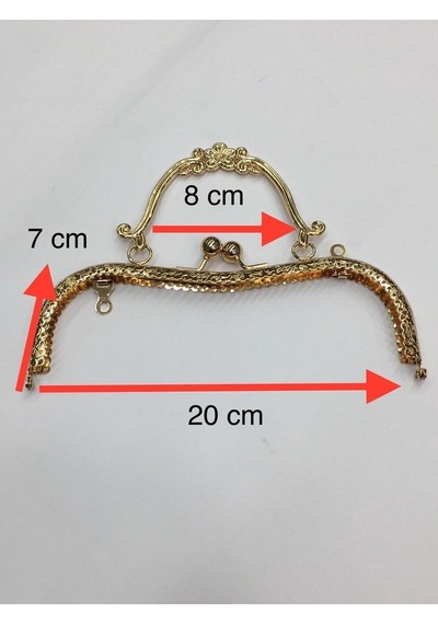 Karantuhafiye Çanta Ve Cüzdan Klipsi Kuluplu Çiçek Model Rosegold Rosegold Çok Renkli